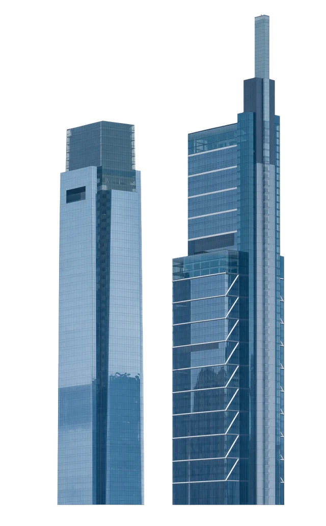 Illustration of Philadelphia skyline towers